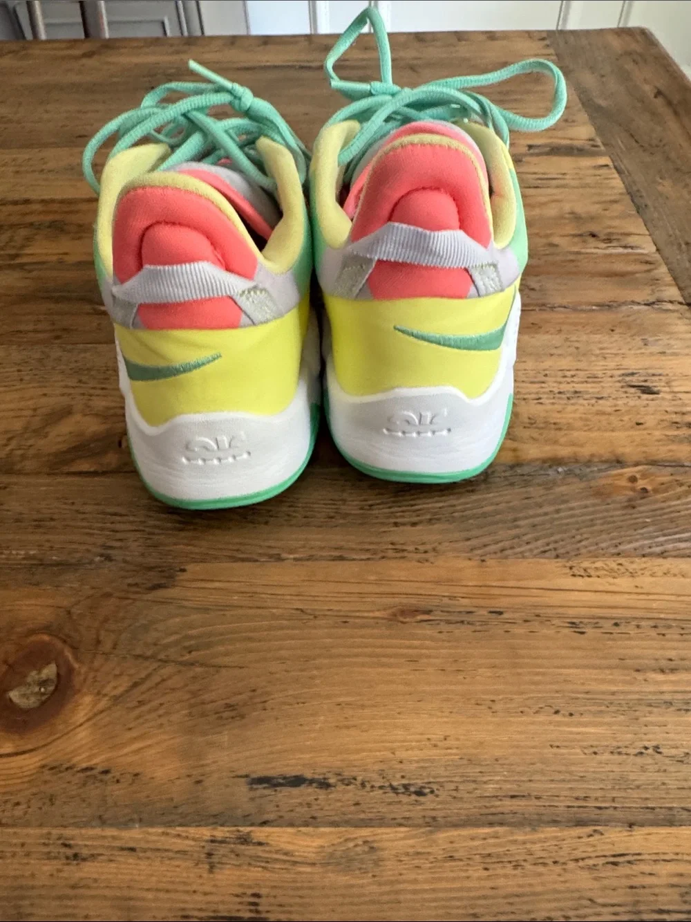 Nike Paul George 6 Colorful  Sneakers - Pastel Mint, Pink & Yellow